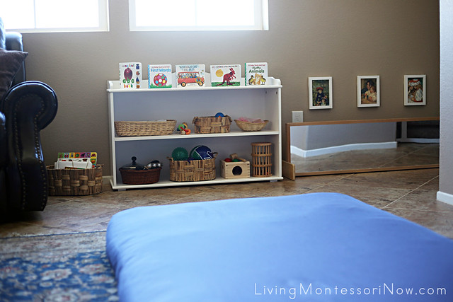 Montessori Baby-Toddler Space in our Living Room