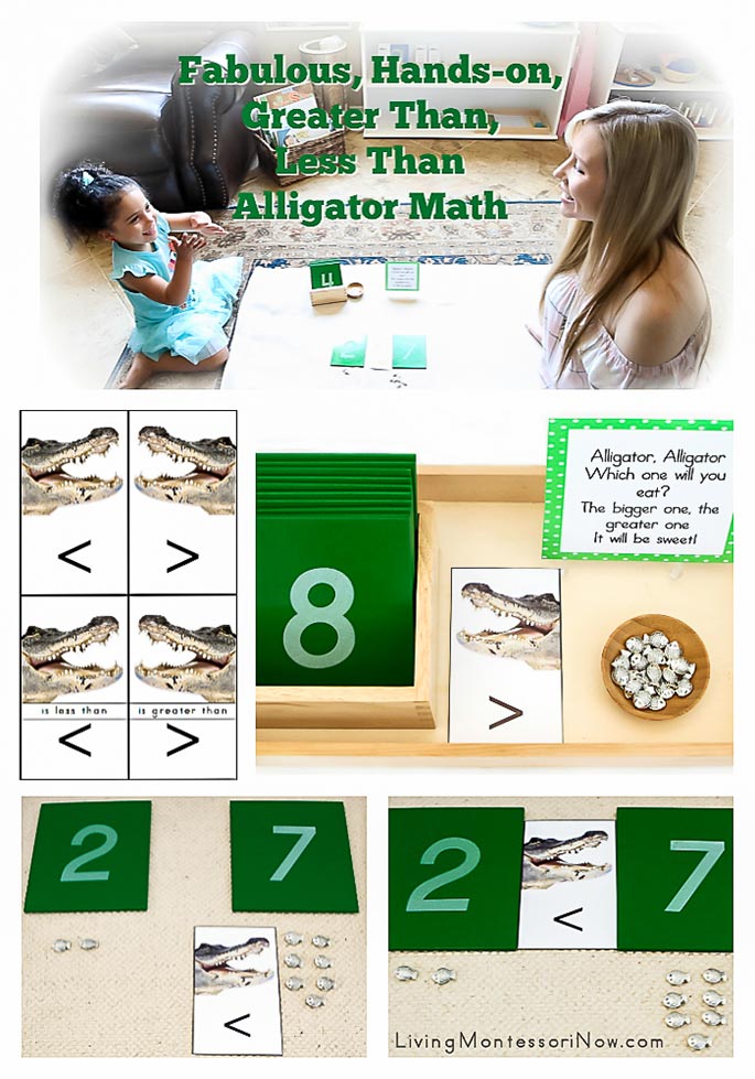 Fabulous, Hands-on, Greater Than, Less Than Alligator Math