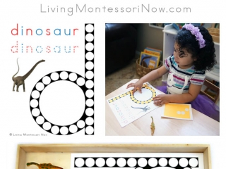 FREE Dinosaur Do-a-Dot Printable  (Montessori-Inspired Instant Download)