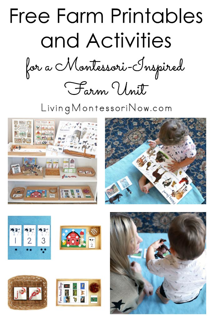 Free Farm Printables and Activities for a Montessori-Inspired Farm Unit