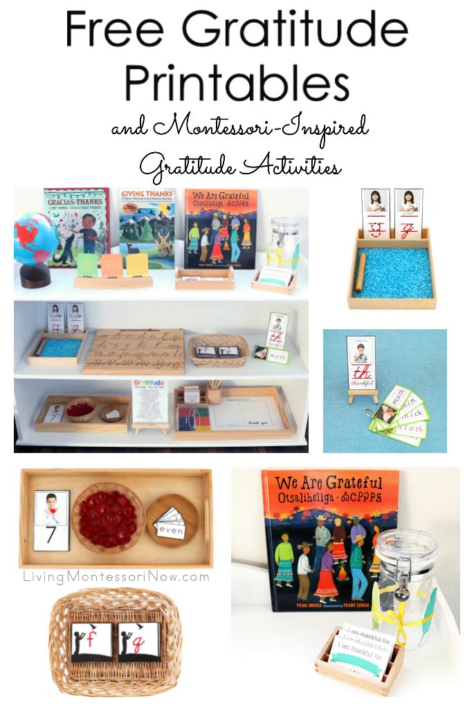 Free Gratitude Printables and Montessori-Inspired Gratitude Activities