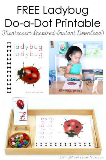 Free Ladybug Do-a-Dot Printable