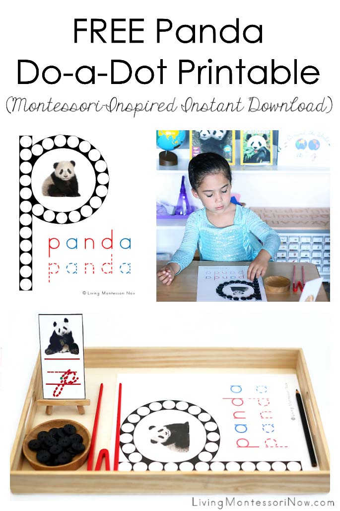 FREE Panda Do-a-Dot Printable (Montessori-Inspired Instant Download)
