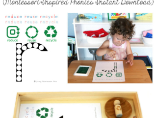 FREE Reduce, Reuse, Recycle Do-a-Dot Printable (Montessori-Inspired Phonics Instant Download)