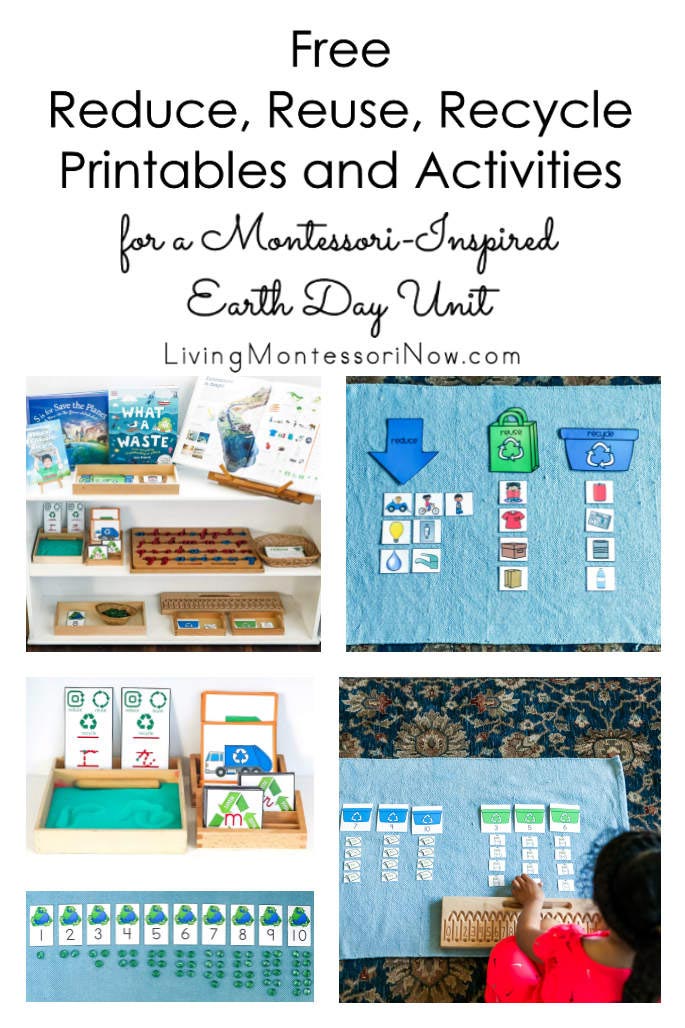 Free Reduce, Reuse, Recycle Printables and Activities for an Earth Day Unit