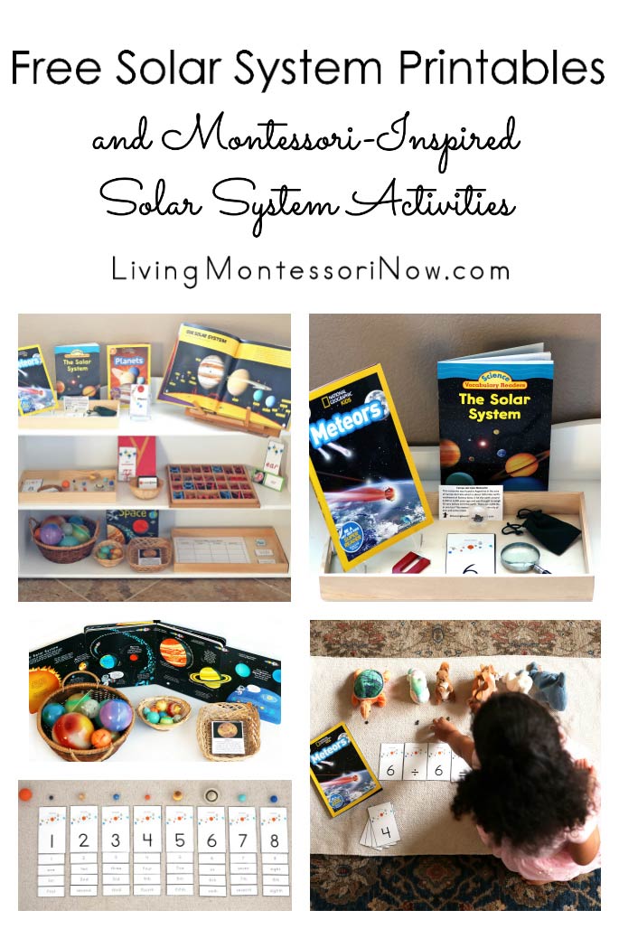 Free Solar System Printables and Montessori-Inspired Solar System Activities