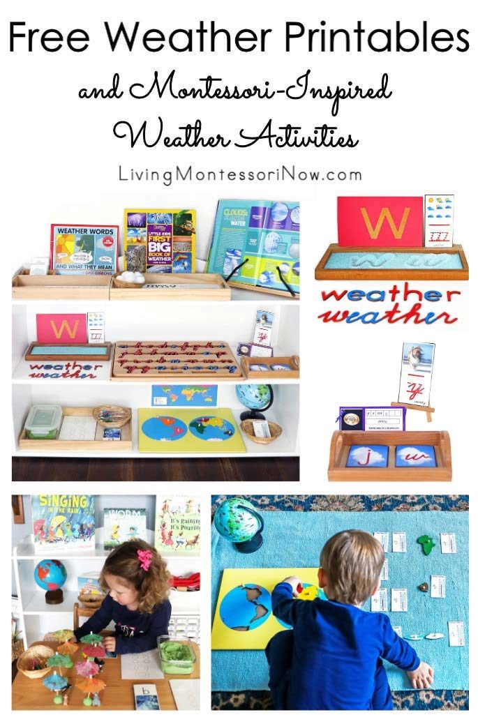 Free Weather Printables and Montessori-Inspired Weather Activities