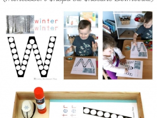 FREE Winter Do-a-Dot Phonics Printable (Montessori-Inspired Instant Download