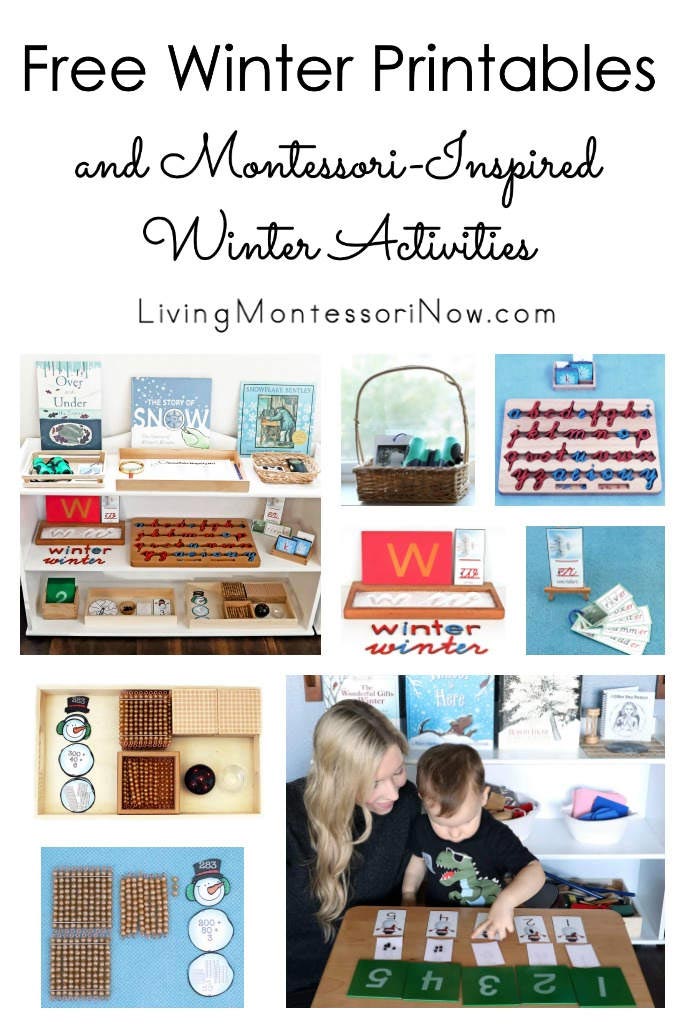 Free Winter Printables and Montessori-Inspired Winter Activities