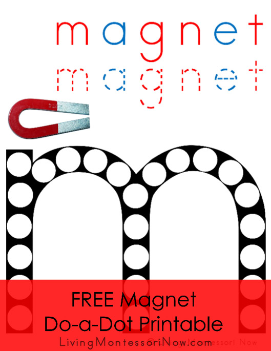 FREE Magnet Do-a-Dot Printable (Montessori-Inspired Instant Download