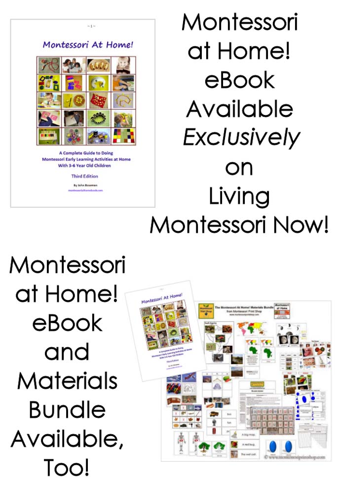 Montessori at Home! eBook Available Exclusively on Living Montessori Now!