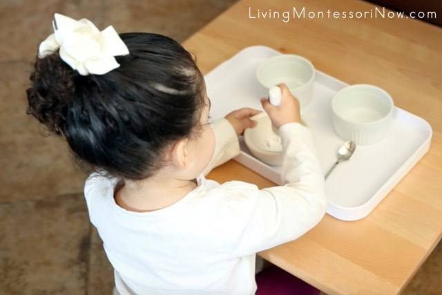 Montessori Eggshell Crushing