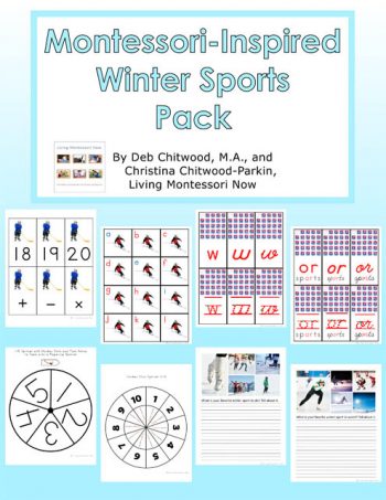 Free Winter Sports Printables and Montessori-Inspired Winter Sports Activities