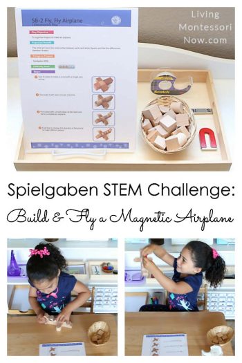 Spielgaben STEM Challenge: Build and Fly a Magnetic Airplane